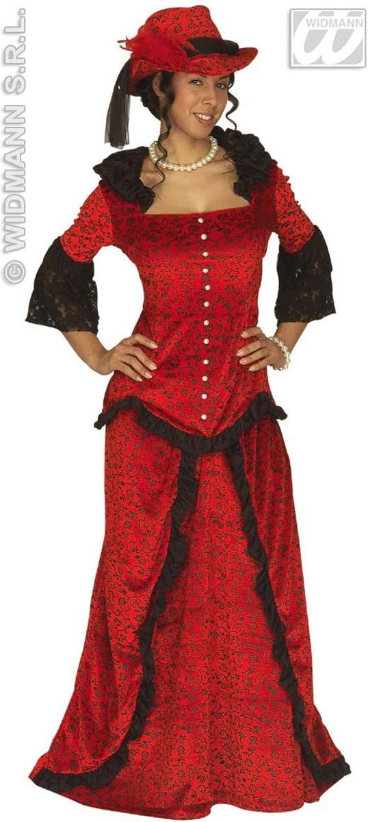 Wilde Westen Kostuum | Saloonlady Western Lady Kostuum Vrouw | Large | Carnaval kostuum | Verkleedkleding